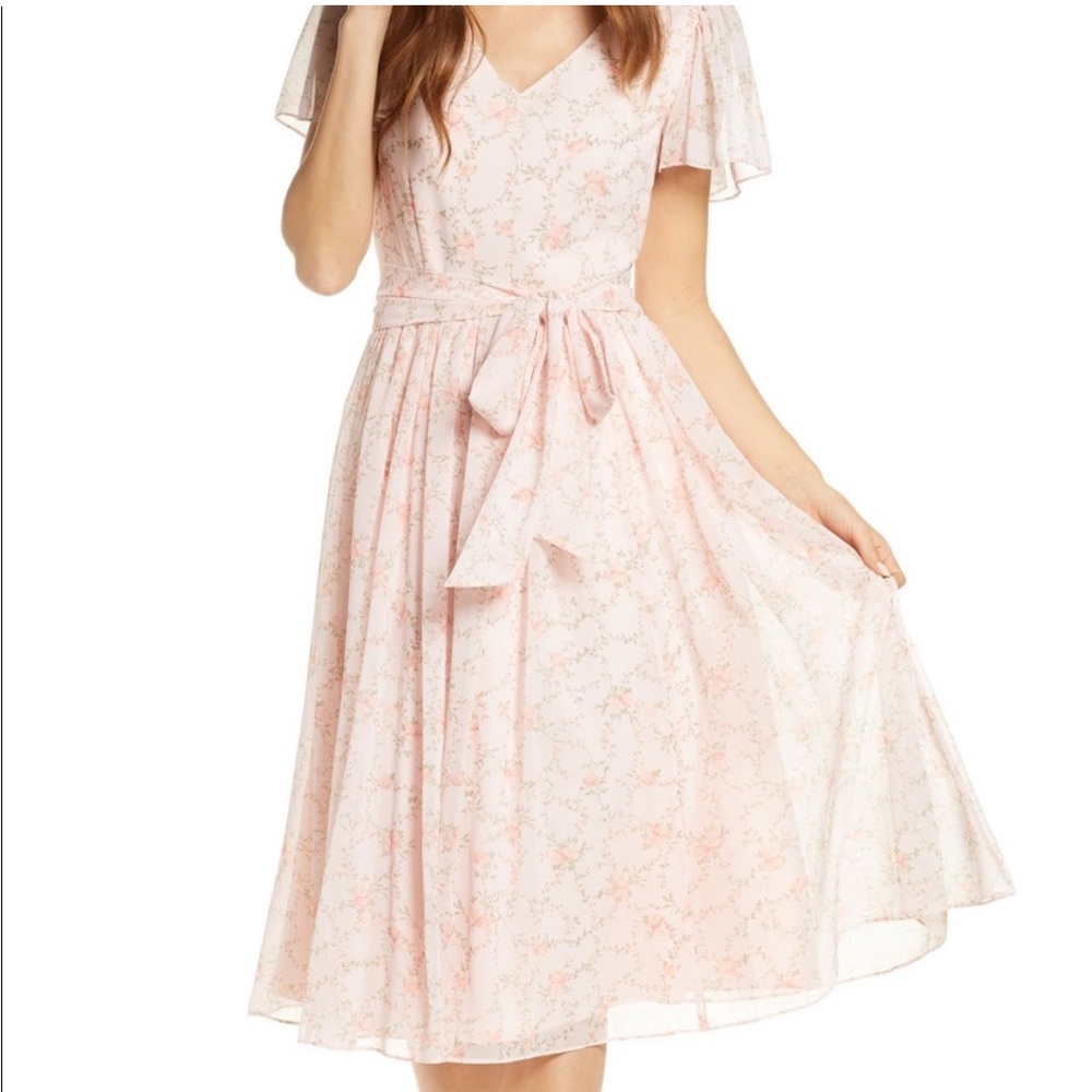 Pink Floral Rachel Parcell Dress, Size XS